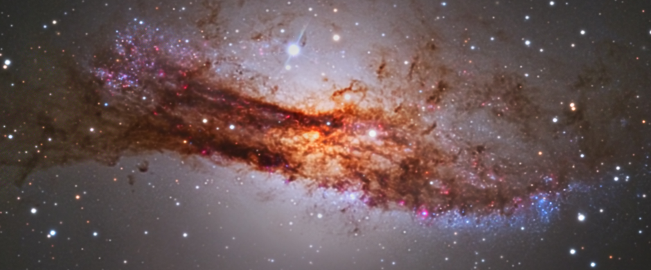 A star filled, stellar gas cloud.