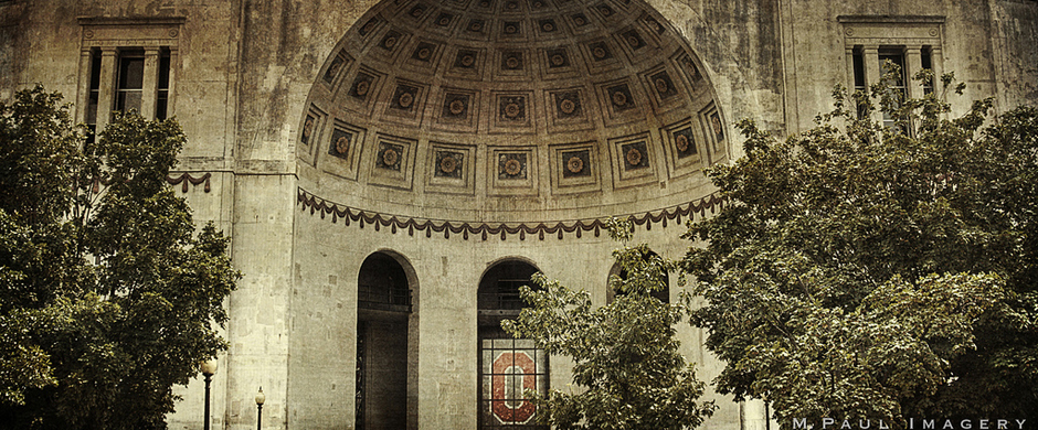 The entrance to the Ohio Stadium, home of the Buckeyes.