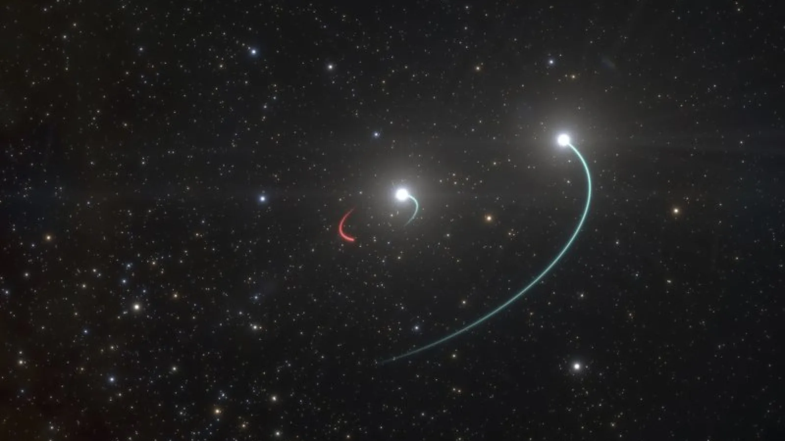 Illustration of Black Hole near Earth