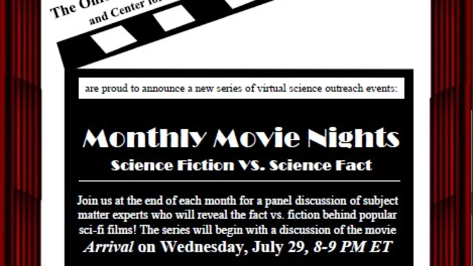 CCAPP Movie Night Flyer