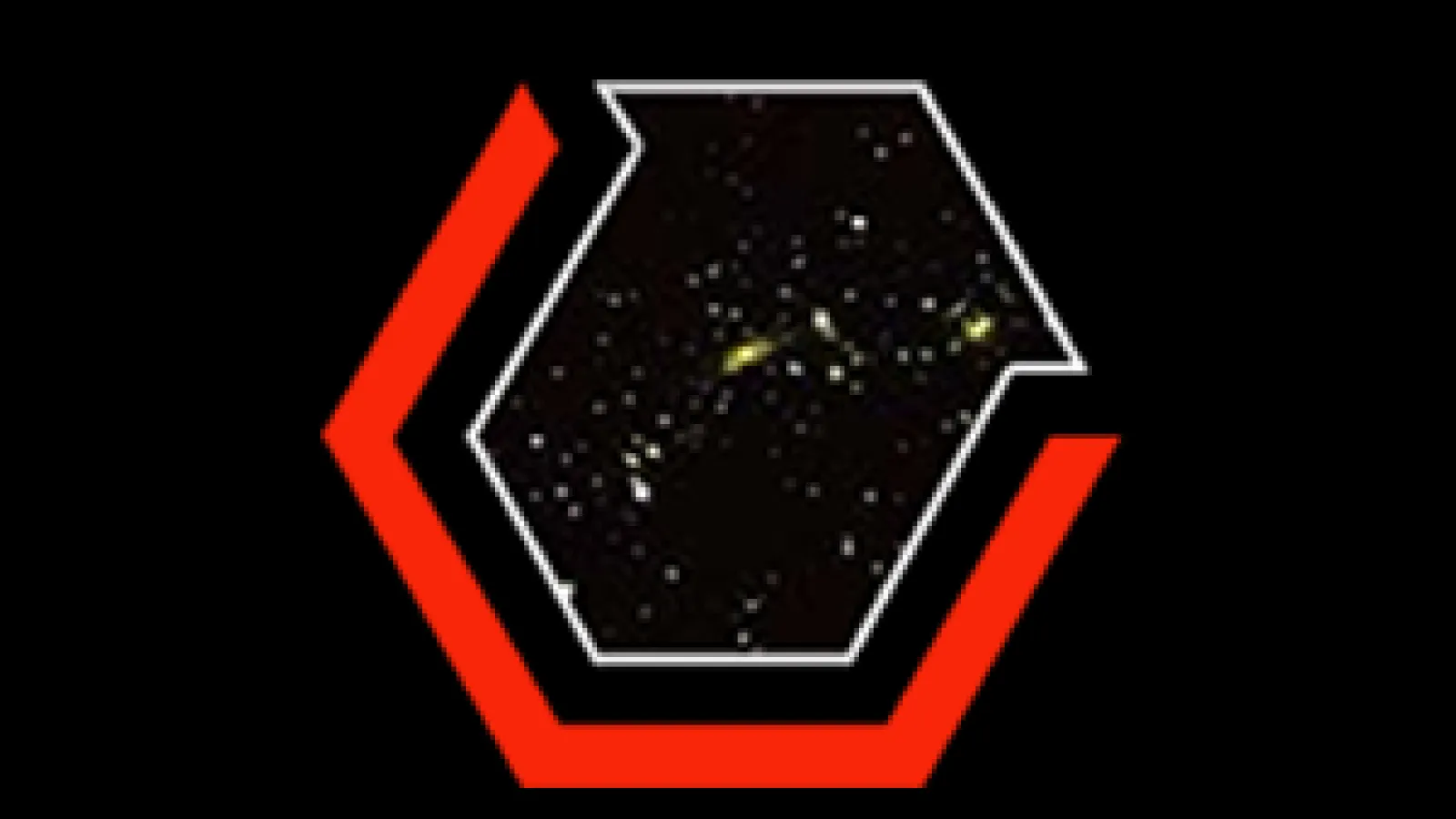 DES logo on a black background