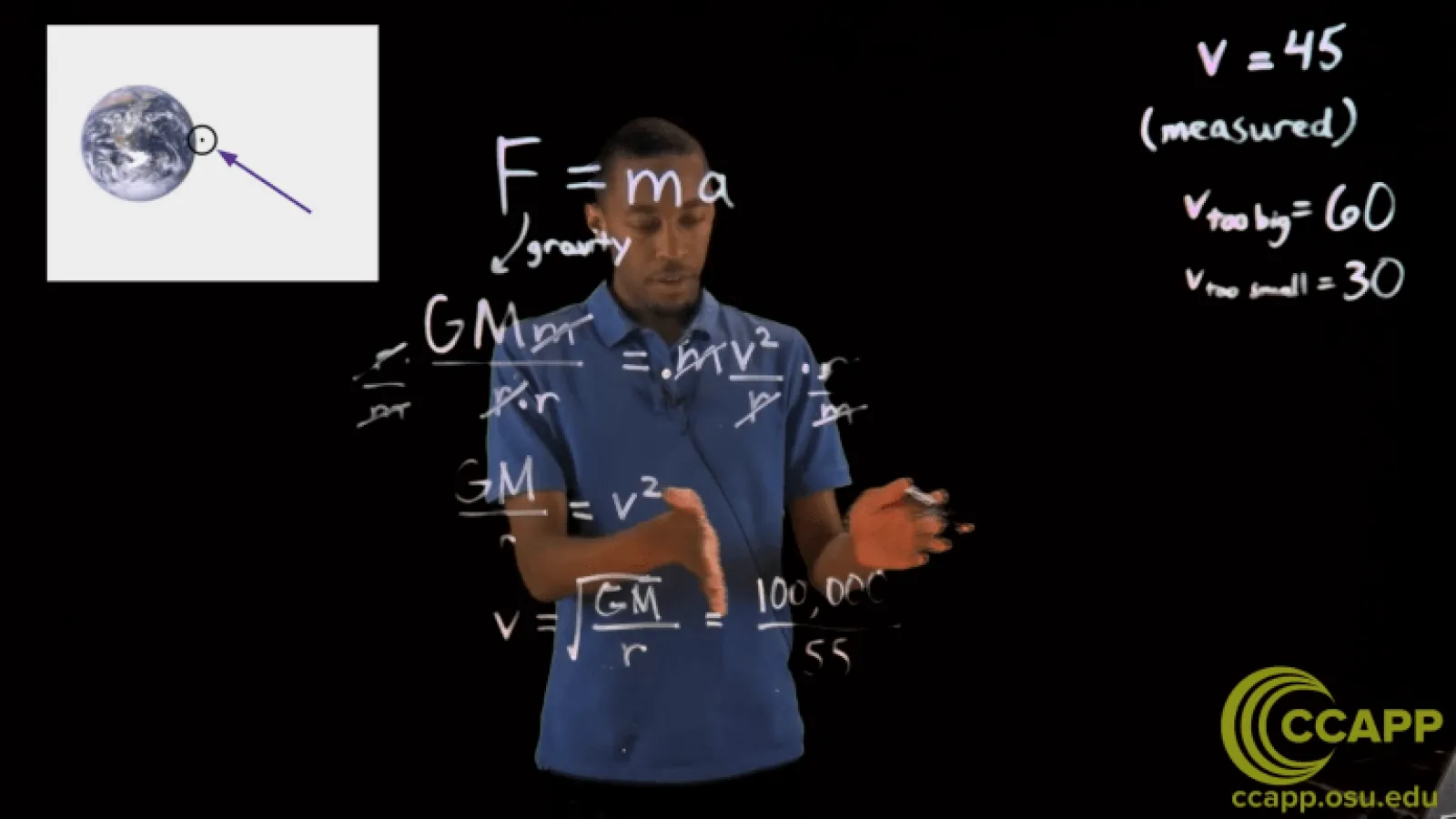 Screenshot from the developed tutorial.