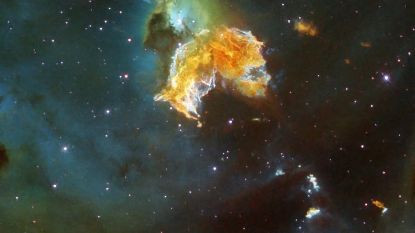 Hubble Space Telescope image of a nearby supernova remnant. Image Credit: NASA/ESA/HEIC