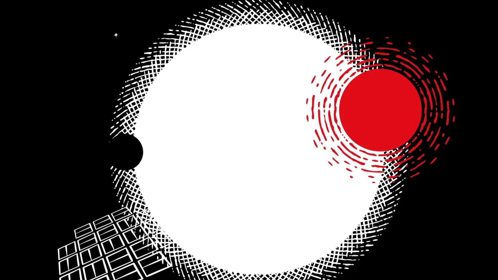 Amanda Smith's illustration of the Kepler-16 circumbinary planet system.