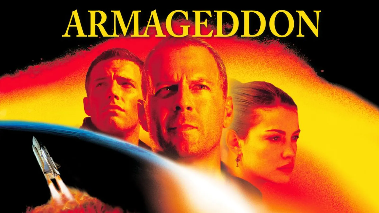 Armageddon (1998) movie poster.
