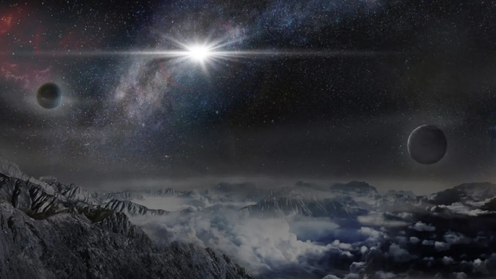 An artist's impression of ASASSN-15lh as it would appear from an exoplanet