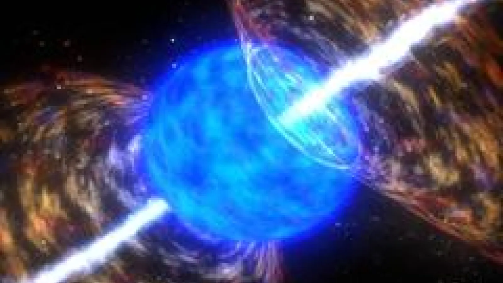 Artist's view of a gamma-ray burst. Credit: NASA