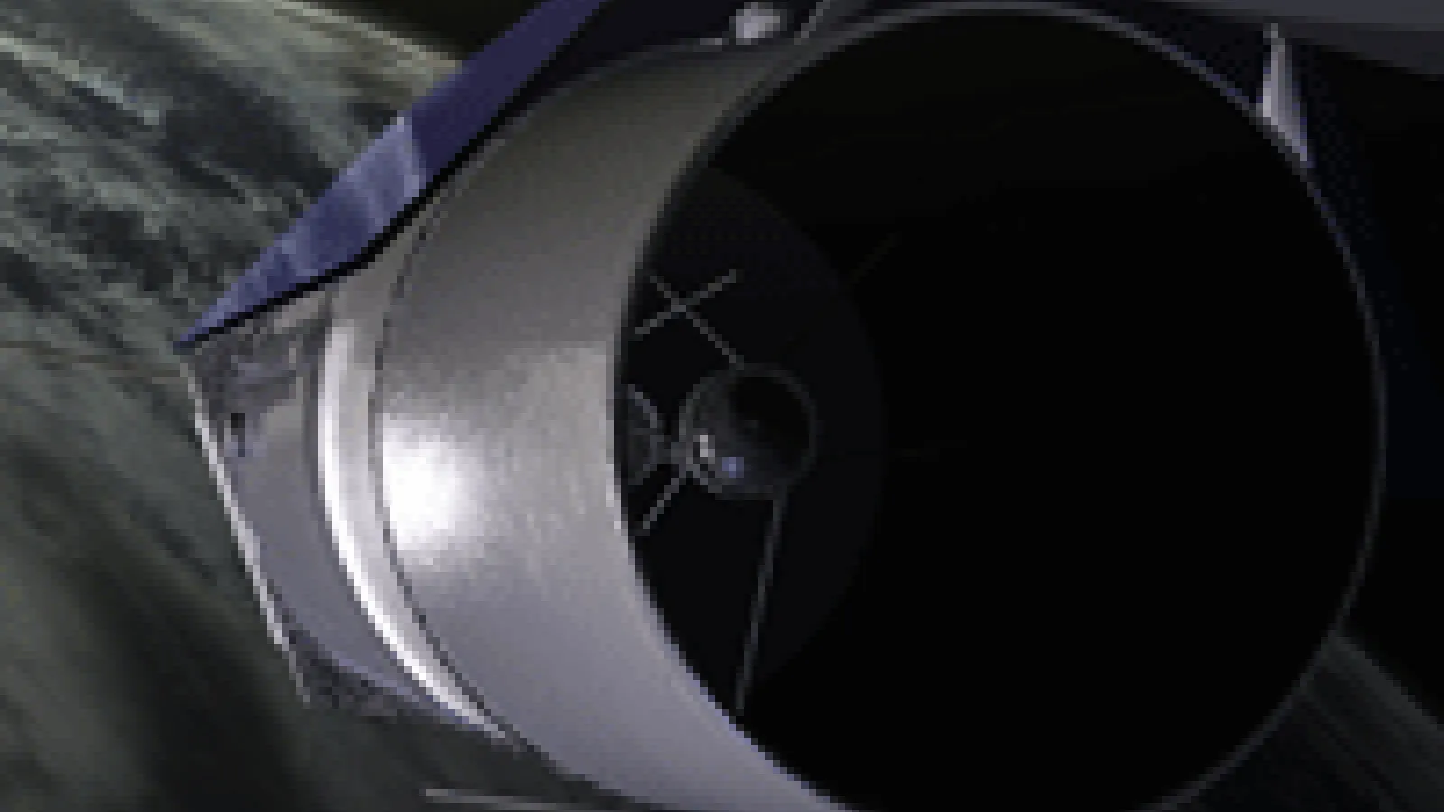 Rendering of WFIRST in space