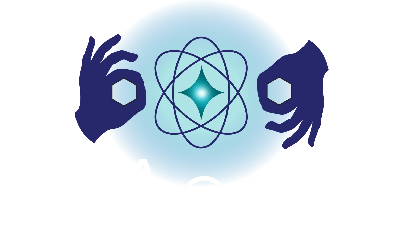 Logo for the SciAccess Conference written in white.