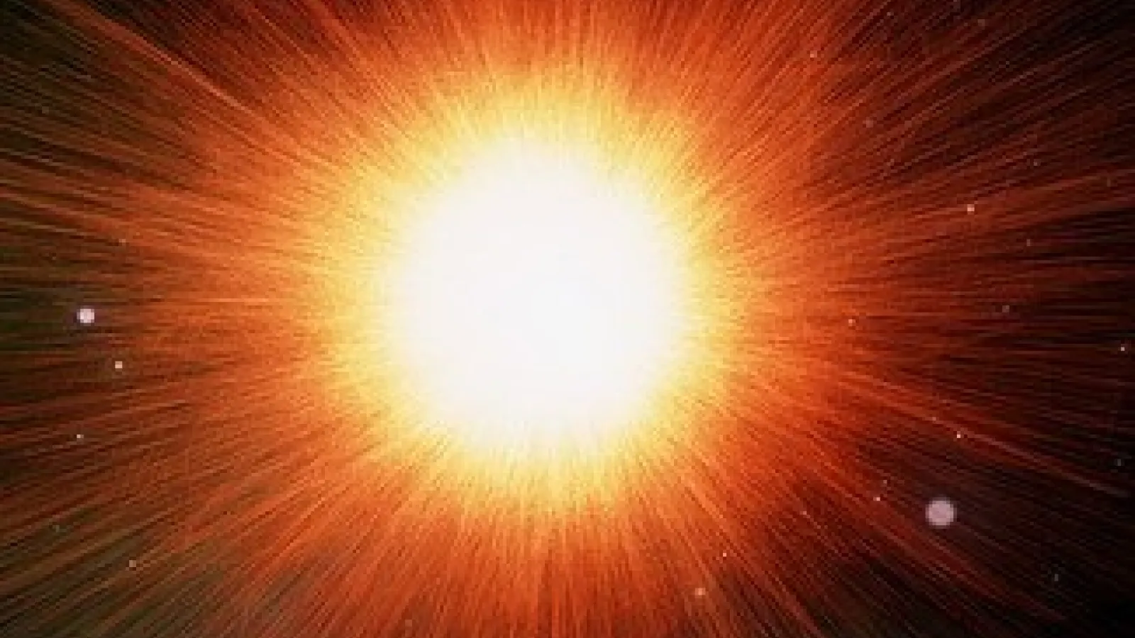 A star shines bright in a distant galaxy.