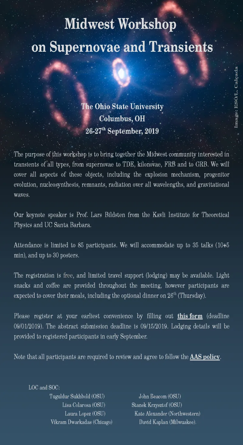 Supernovae Workshop Poster