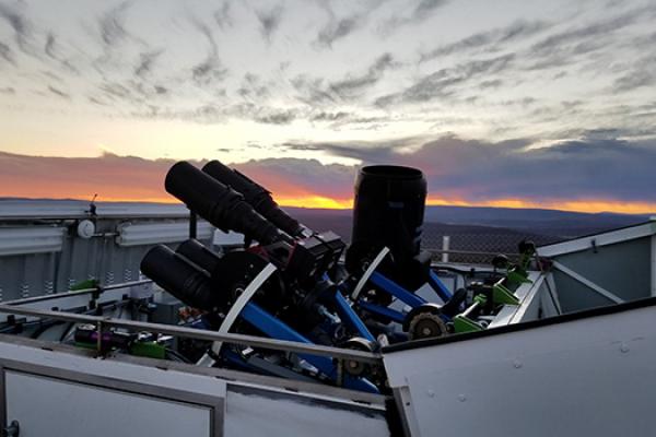 Payne-Gaposchkin telescope at the Las Cumbres Observatory site in South Africa