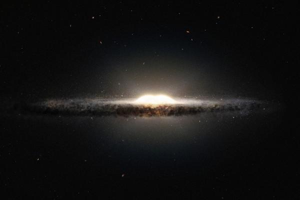 Artist Impression of the Central Buldge of the Milky Way Galaxy