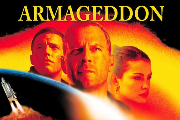 Armageddon (1998) movie poster.