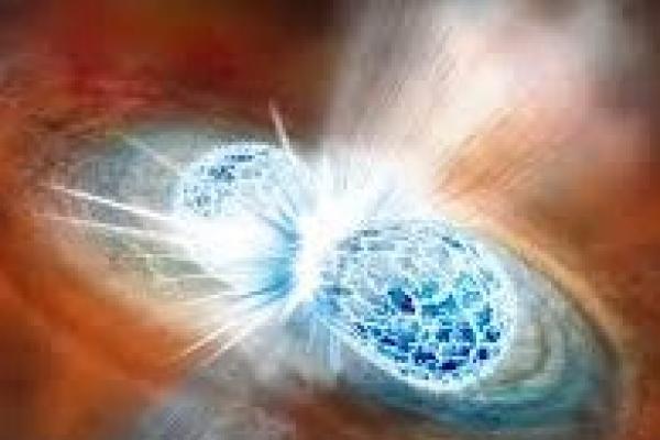 Artist rendition of neutron star merger